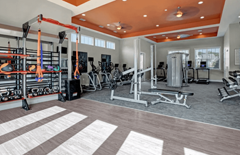 Fitness Center at Ascent at Mallard Creek Apartment Homes, Charlotte, 28262